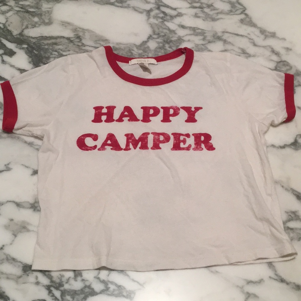 Forever 21 “Happy Camper” graphic t-shirt
